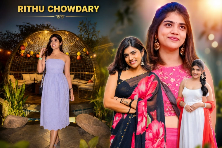 Rithu Chowdary Age, Career Highlights & Net Worth (2026) Rithu Chowdary Age, Career Highlights & Net Worth (2026)